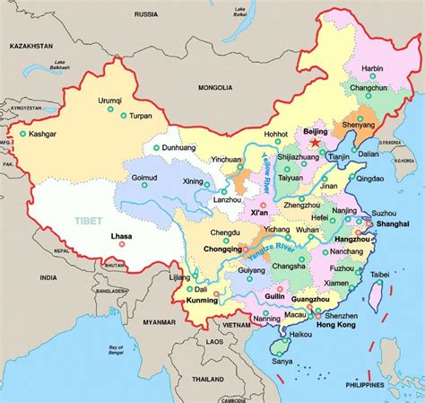 what are three major cities in china